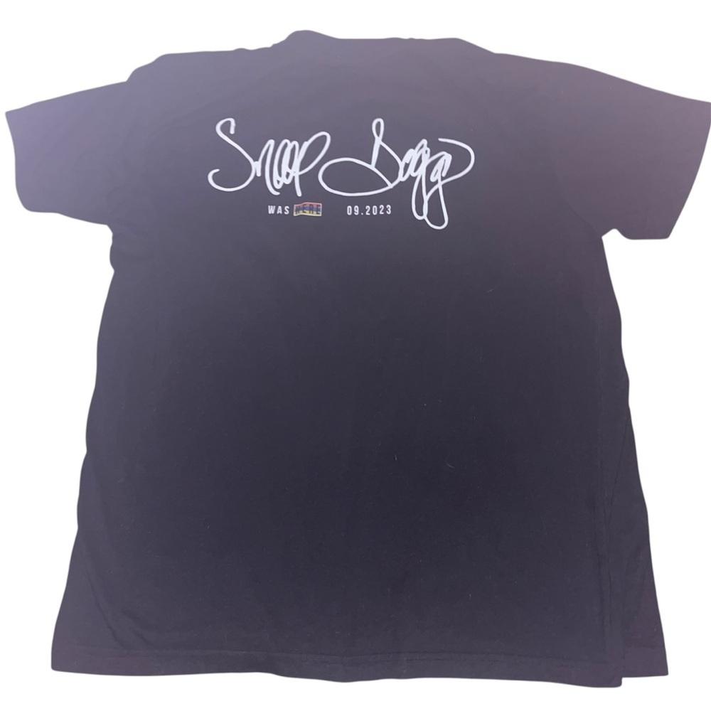 Death Row Records Snoop Dog signed graphic tee